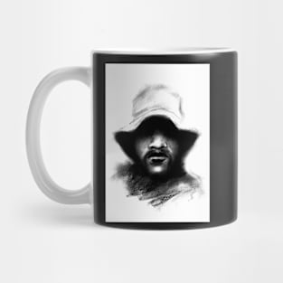 rebel, sturdy man with bucket hat Mug